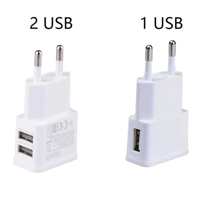 5V 2A EU Plug Charger USB EU Charger Plugfor Iphone XS X Max Huawei P 30 Samsung S 9 plus Travel Wall Charger Adapter